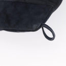 CHANEL Matelasse Backpack Satin Navy CC Auth ka1497-9