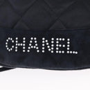 CHANEL Matelasse Backpack Satin Navy CC Auth ka1497-18