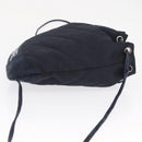 CHANEL Matelasse Backpack Satin Navy CC Auth ka1497-3