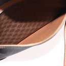 CELINE Macadam Canvas Shoulder Bag PVC Leather Brown Gold Auth ka1499-20