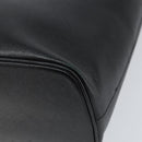 Salvatore Ferragamo Hand Bag Leather Gold Black Auth ka150-9