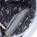 Salvatore Ferragamo Hand Bag Leather Gold Black Auth ka150-11
