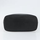 Salvatore Ferragamo Hand Bag Leather Gold Black Auth ka150-5