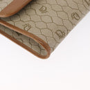 Christian Dior Honeycomb Canvas Shoulder Bag PVC Beige Gold Auth ka1500-10