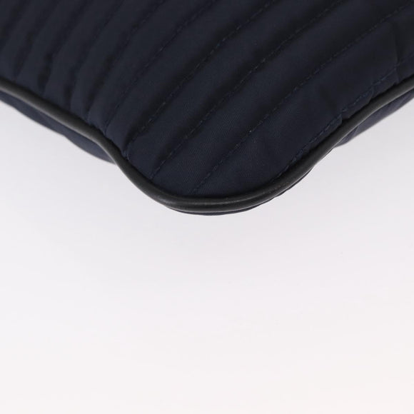 VERSACE Shoulder Bag Nylon Navy Auth ka1505