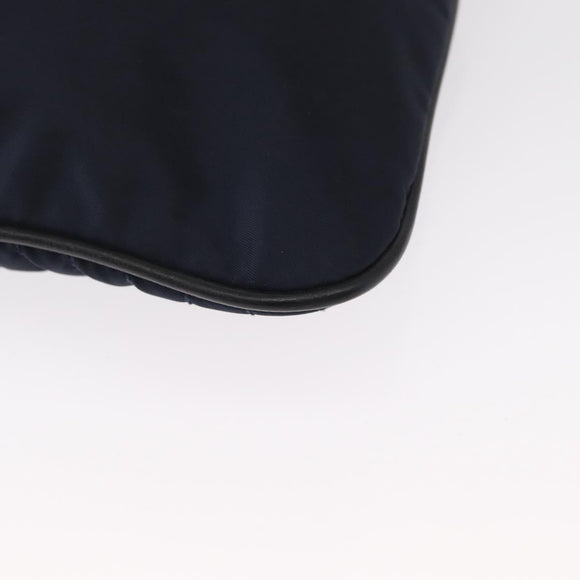 VERSACE Shoulder Bag Nylon Navy Auth ka1505