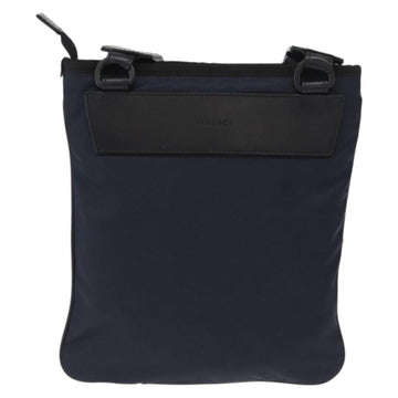 VERSACE Shoulder Bag Nylon Navy Auth ka1505 - 0