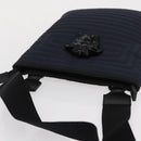 VERSACE Shoulder Bag Nylon Navy Auth ka1505-6