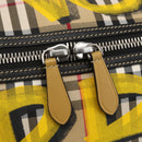 BURBERRY Nova Check Body Bag Canvas Beige Gelb Auth ka1508M-10
