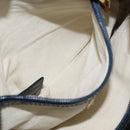 BALLY Hand Bag Canvas Gold Brown Auth ka1509-20