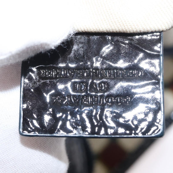 BALLY Hand Bag Canvas Gold Brown Auth ka1509