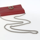 GUCCI Dionysus Chain Wallet Leather Red 401231 Auth ka1510M-7