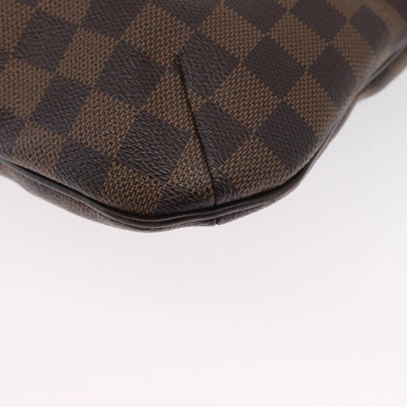 LOUIS VUITTON Damier Ebene Bloomsbury PM Shoulder Bag N42251 LV Auth ka1511
