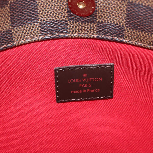 LOUIS VUITTON Damier Ebene Bloomsbury PM Shoulder Bag N42251 LV Auth ka1511
