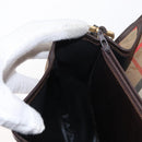 Burberrys Nova Check Shoulder Bag Canvas Beige Gold Auth ka152-19