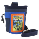 LOEWE Eye Nature Shoulder Bag Canvas Navy Gold Auth ka1524M-1