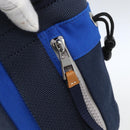 LOEWE Eye Nature Shoulder Bag Canvas Navy Gold Auth ka1524M-19