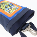 LOEWE Eye Nature Shoulder Bag Canvas Navy Gold Auth ka1524M-7