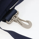 LOEWE Eye Nature Shoulder Bag Canvas Navy Gold Auth ka1524M-8