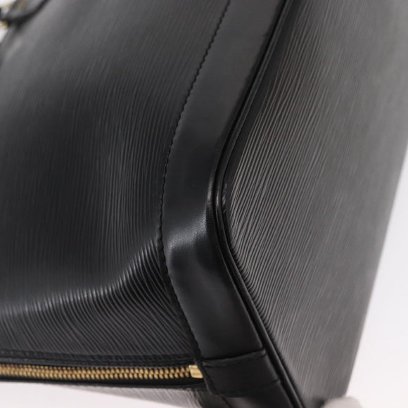 LOUIS VUITTON Epi Alma Handtasche Schwarz M52142 LV Auth ka1525V