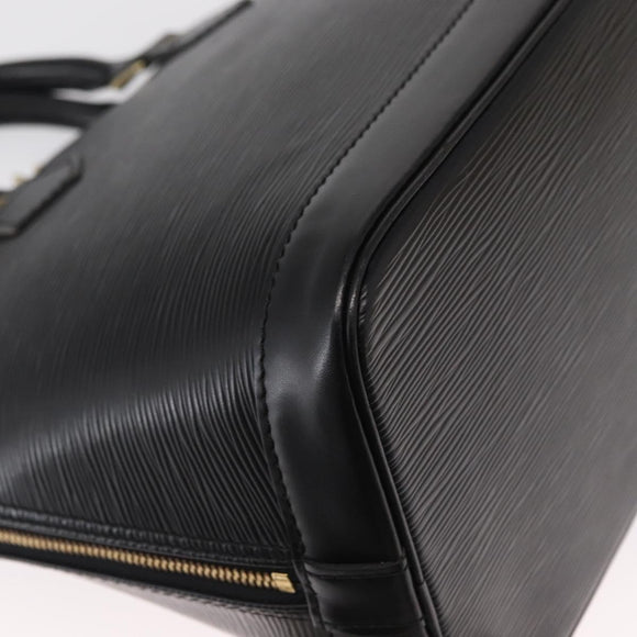 LOUIS VUITTON Epi Alma Handtasche Schwarz M52142 LV Auth ka1525V