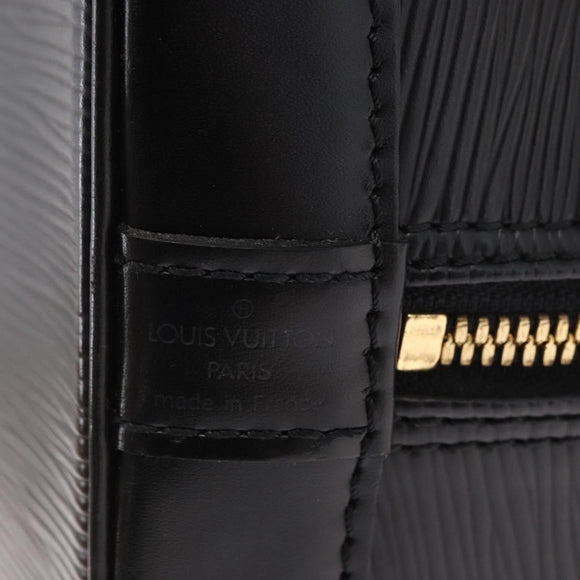 LOUIS VUITTON Epi Alma Handtasche Schwarz M52142 LV Auth ka1525V