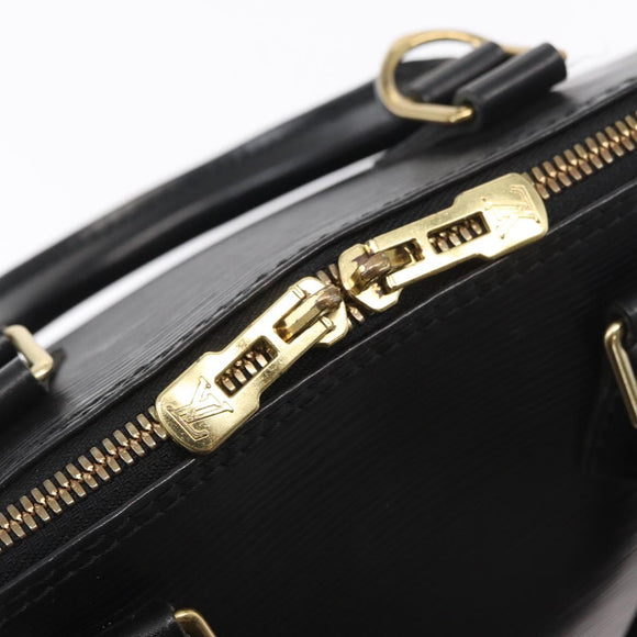 LOUIS VUITTON Epi Alma Hand Bag Black M52142 LV Auth ka1525V