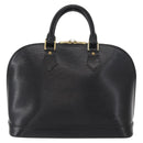 LOUIS VUITTON Epi Alma Hand Bag Black M52142 LV Auth ka1525V-2