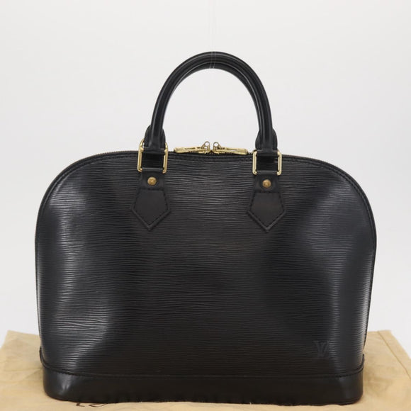 LOUIS VUITTON Epi Alma Handtasche Schwarz M52142 LV Auth ka1525V