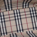 BURBERRY Nova Check Tote Bag Canvas Beige Silver Auth ka1526-11