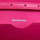 BALENCIAGA Shoulder Bag Leather Pink Silver 592898 Auth ka1527V-19