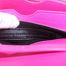 BALENCIAGA Shoulder Bag Leather Pink Silver 592898 Auth ka1527V-12