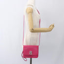 BALENCIAGA Shoulder Bag Leather Pink Silver 592898 Auth ka1527V-25