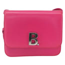 BALENCIAGA Schoudertas Leer Roze Zilver 592898 Auth ka1527V-13