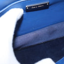 Miu Miu Matelasse Chain Shoulder Bag Leather Blue Silver Auth ka1528V-10