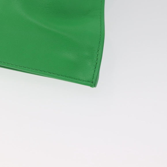 BOTTEGA VENETA Mini The Twist Hand Bag Leather Green Auth ka1532M