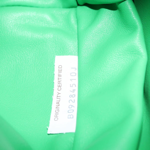 BOTTEGA VENETA Mini The Twist Hand Bag Leather Green Auth ka1532M