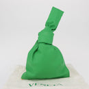 BOTTEGA VENETA Mini The Twist Hand Bag Leather Green Auth ka1532M-21