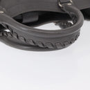 BALENCIAGA Neo Classic M Hand Bag Leather 2way Gray Silver 702502 Auth ka1535M-7