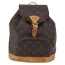 LOUIS VUITTON Monogram Montsouris MM Backpack M51136 LV Auth ka154-13