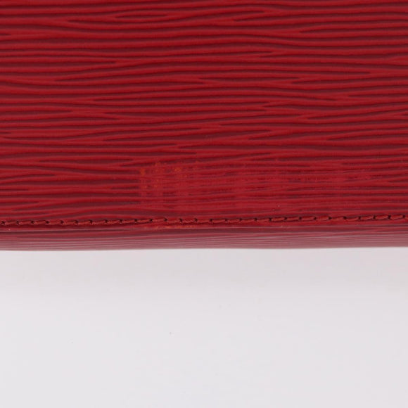 LOUIS VUITTON Epi Pont Neuf Hand Bag Red M52057 LV Auth ka1540