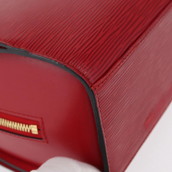 LOUIS VUITTON Epi Pont Neuf Hand Bag Red M52057 LV Auth ka1540