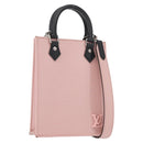 LOUIS VUITTON Epi Petit Sac Plat Bag 2way Rose Valerine M69575 LV Auth ka1542SAM-1
