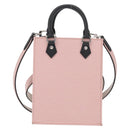 LOUIS VUITTON Epi Petit Sac Plat Bag 2way Rose Valerine M69575 LV Auth ka1542SAM-2