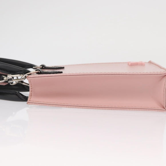 LOUIS VUITTON Epi Petit Sac Plat Bag 2way Rose Valerine M69575 LV Auth ka1542SAM