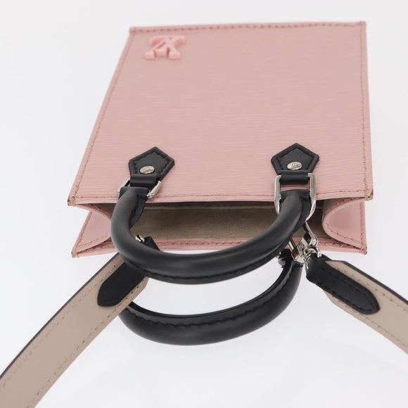 LOUIS VUITTON Epi Petit Sac Plat Bag 2way Rose Valerine M69575 LV Auth ka1542SAM