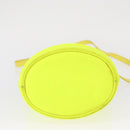Christian Dior Umhängetasche Canvas Limettengrün Silber Auth ka1545M-5