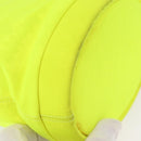 Christian Dior Umhängetasche Canvas Limettengrün Silber Auth ka1545M-17