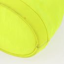 Christian Dior Umhängetasche Canvas Limettengrün Silber Auth ka1545M-18