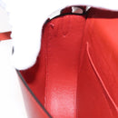 CELINE Shoulder Bag Leather Orange Gold Auth ka1547-19
